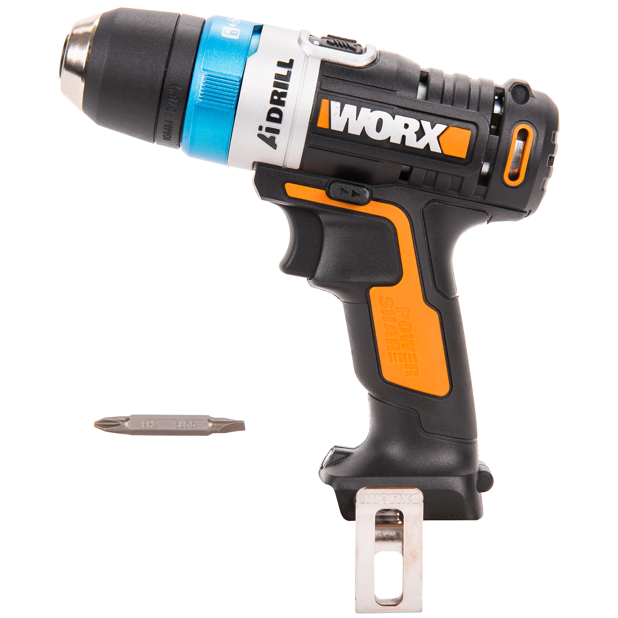 Дрель-шуруповерт WORX WX1789 без АКБ и ЗУ