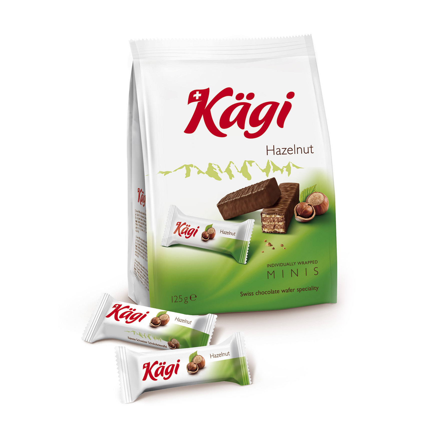 Конфеты вафельные Kagi Hazelnut mini со вкусом лесного ореха 125 г