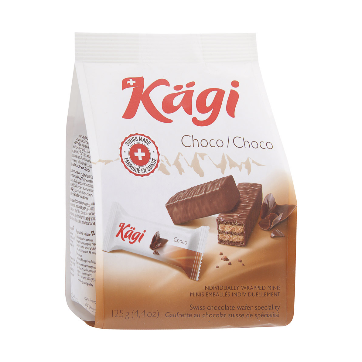 Конфеты вафельные Kagi Choco mini со вкусом шоколада 125 г