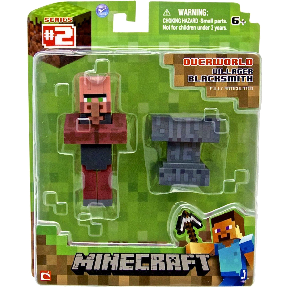 фото Фигурка minecraft villager кузнец