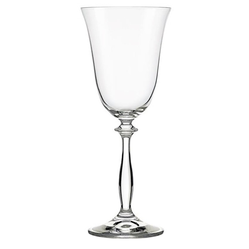 Набор бокалов для вина Bohemia Crystal из 6 фужеров Angela, цвет прозрачный - фото 1