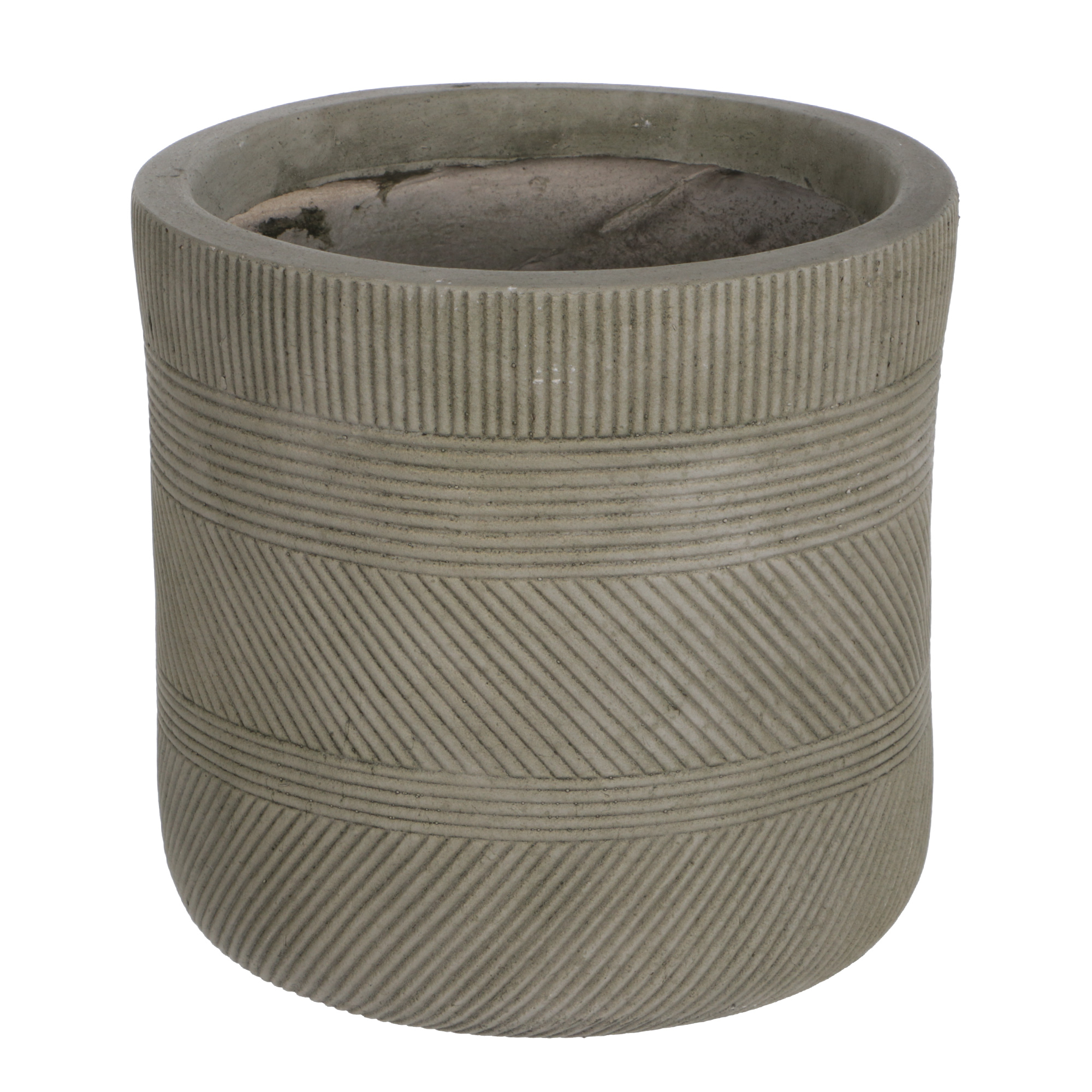 

Горшок цветочный L&t pottery цилиндр антик зеленый d24