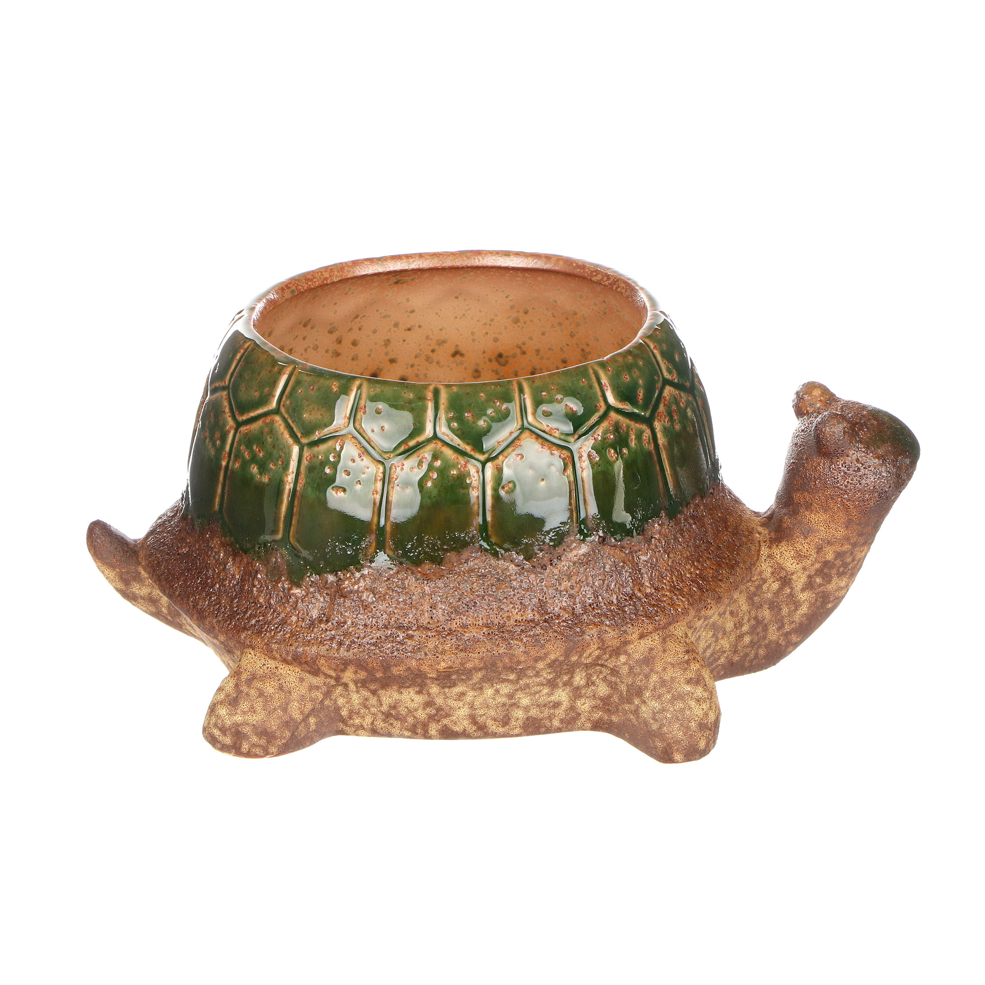фото Кашпо для цветов dehua ceramic черепаха 23х15х10см