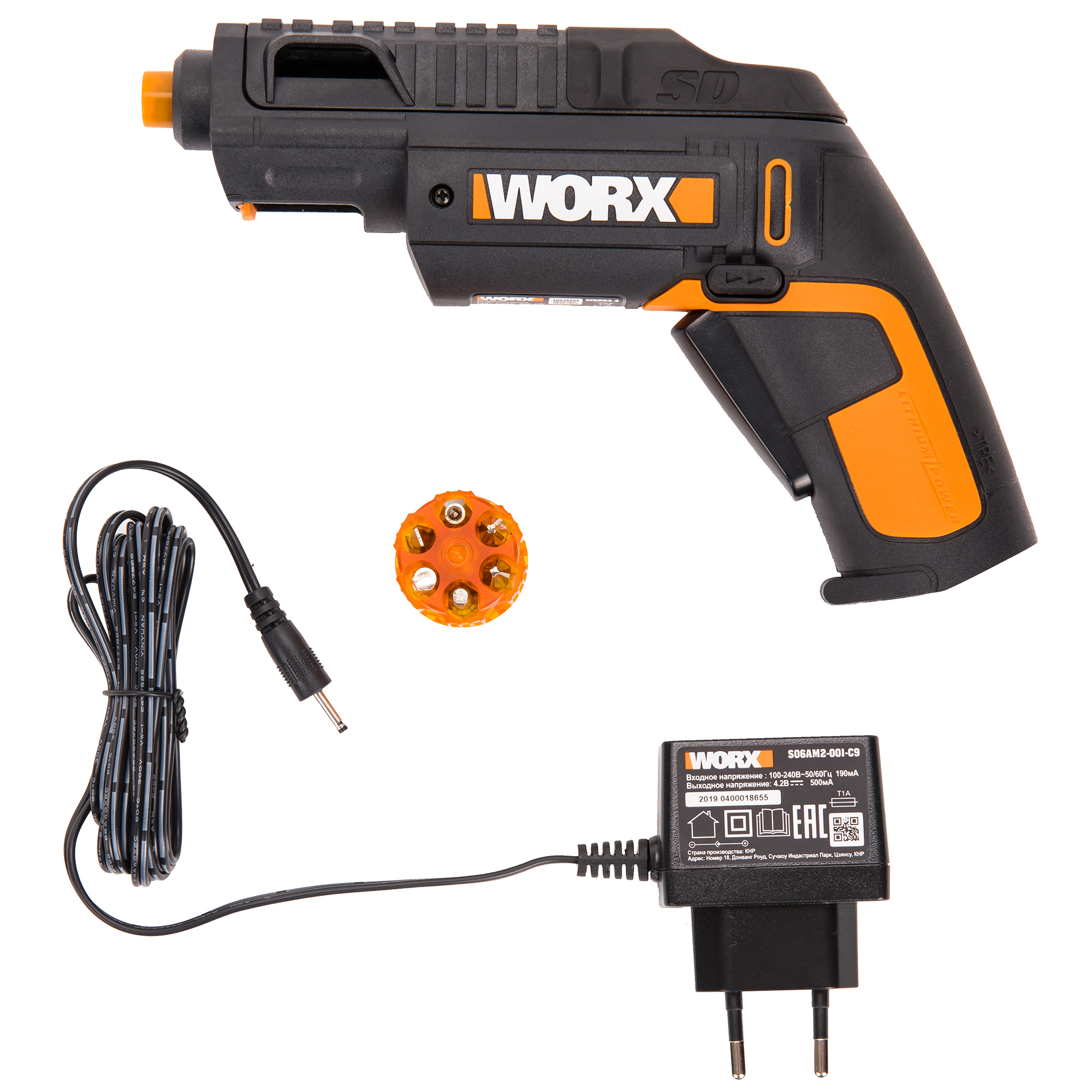 Отвертка аккумуляторная WORX WX2544