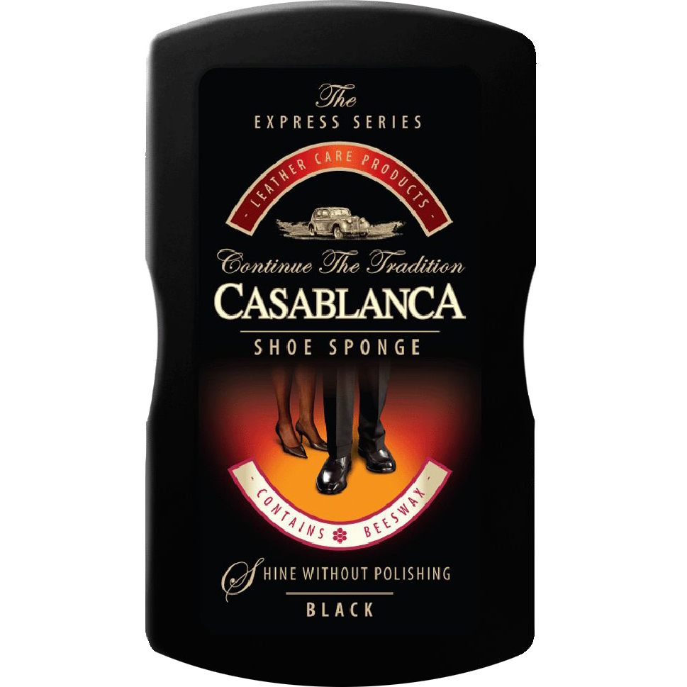 Губка Casablanca Маленькая Полирующая черная