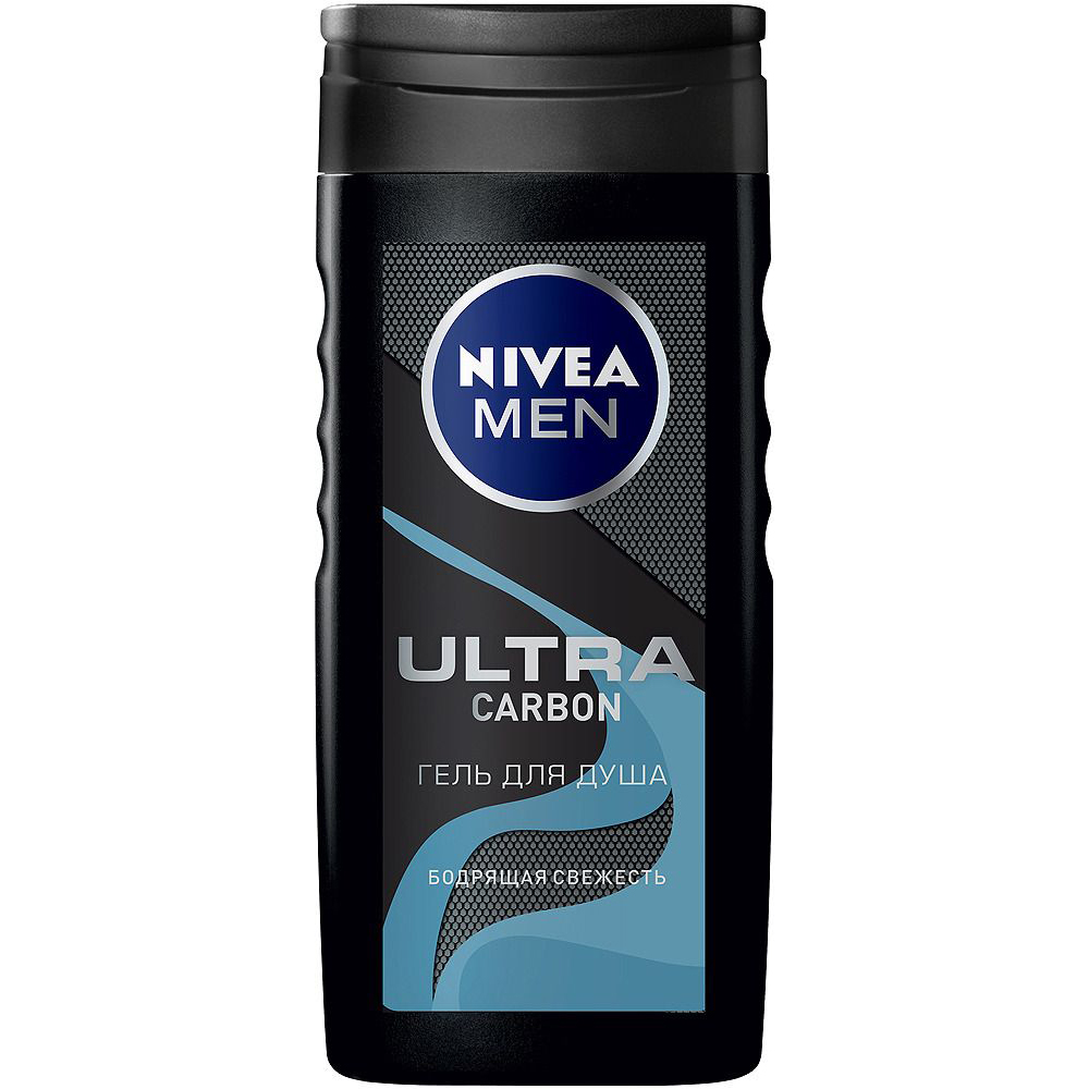 фото Гель для душа nivea men ultra carbon 250 мл