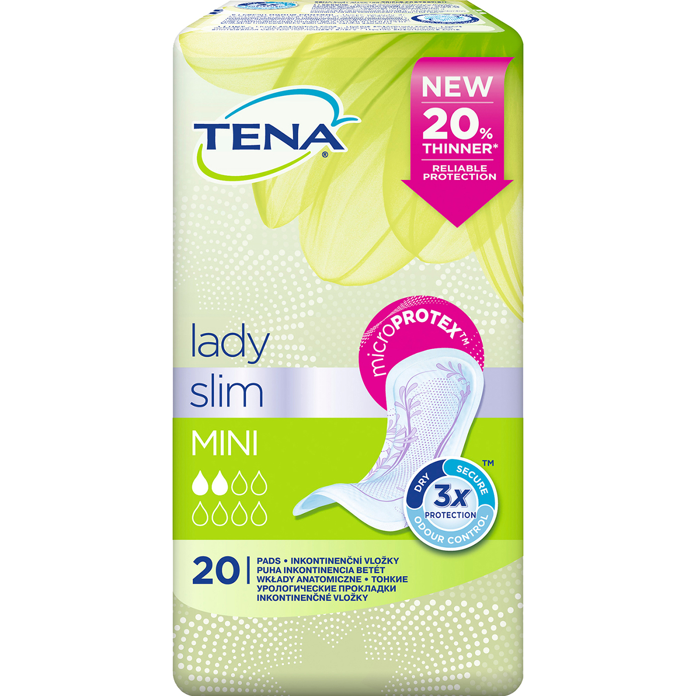 Урологические прокладки Tena Lady Slim Mini 20 шт
