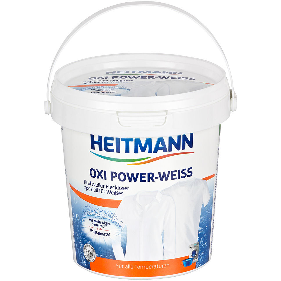 Пятновыводитель Heitmann Oxi Power Weiss 750 г - фото 1