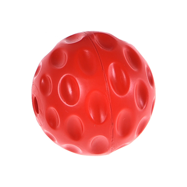 фото Игрушка для собак foxie мяч рельефный красный 7 см