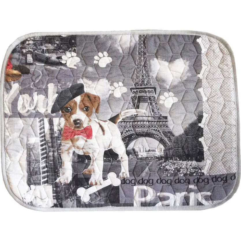 Пеленка Show Dog многоразовая Париж 70х90 см