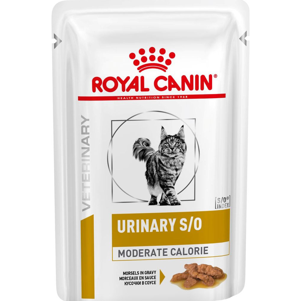 фото Корм для кошек royal canin vet diet urinary s/o при мочекаменной болезни, цыпленок 85 г