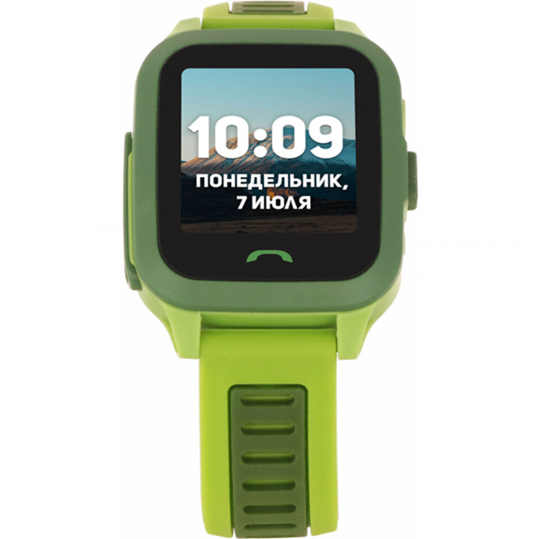 фото Детские умные часы geozon active green