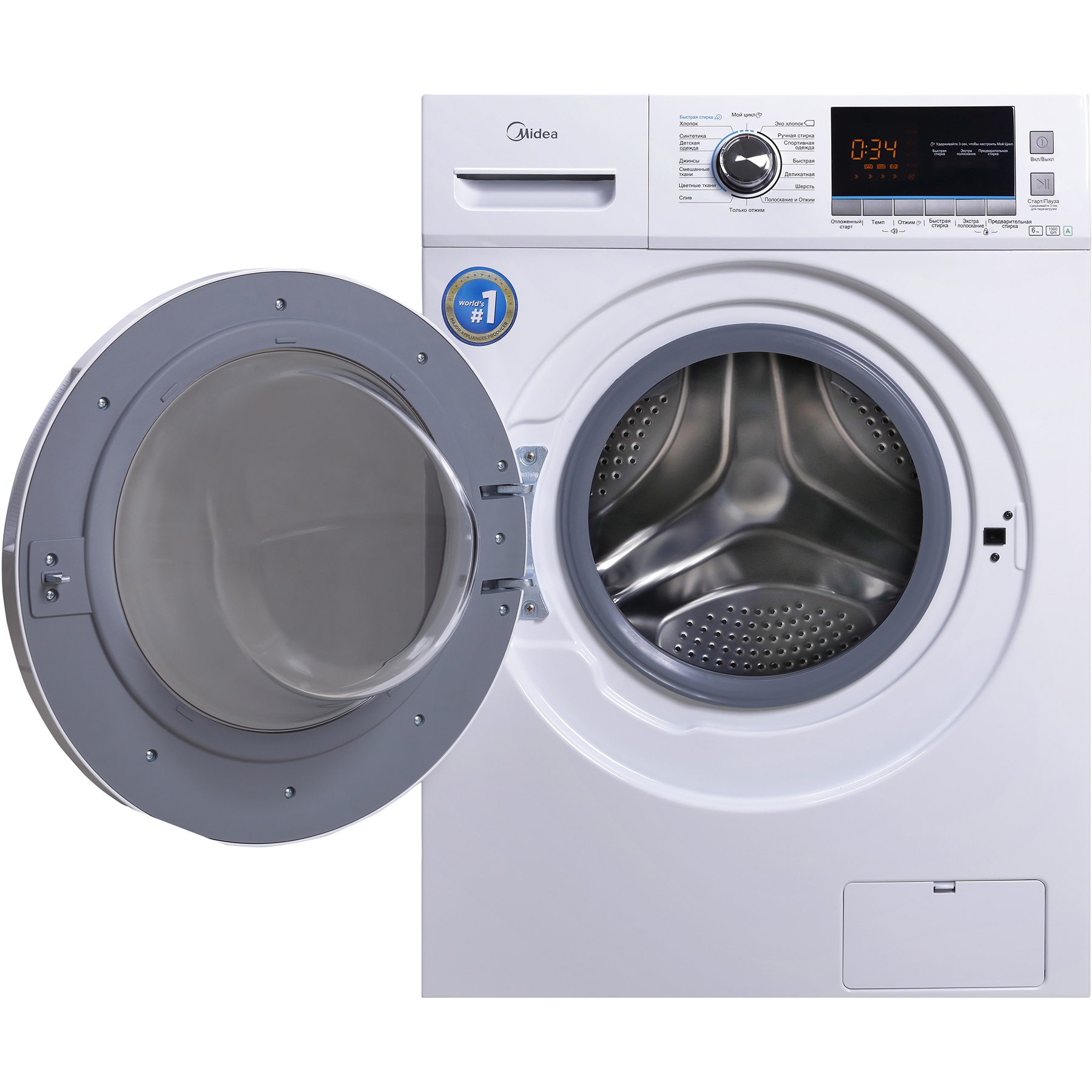 фото Стиральная машина midea mwm8143 crown slim