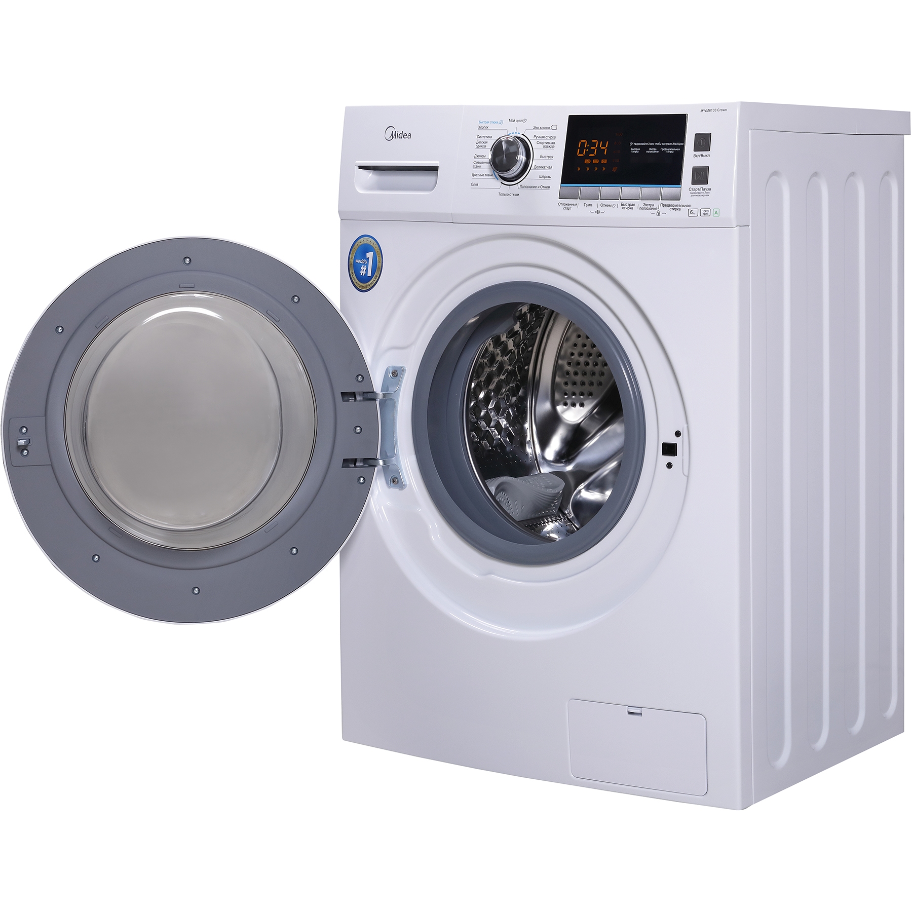 фото Стиральная машина midea mwm8143 crown slim