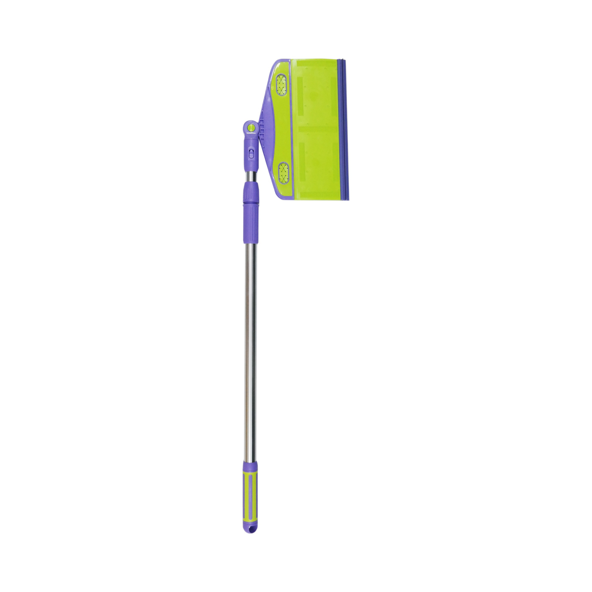 Многофункциональная швабра CATCHMOP+ набор с насадками для мытья кафеля и окон, цвет фиолетовый - фото 1