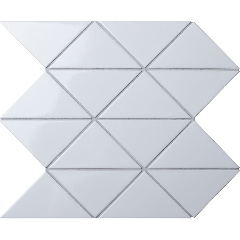 фото Мозаика starmosaic triangolo white zip glossy 26,25x26,25 czg241b-b