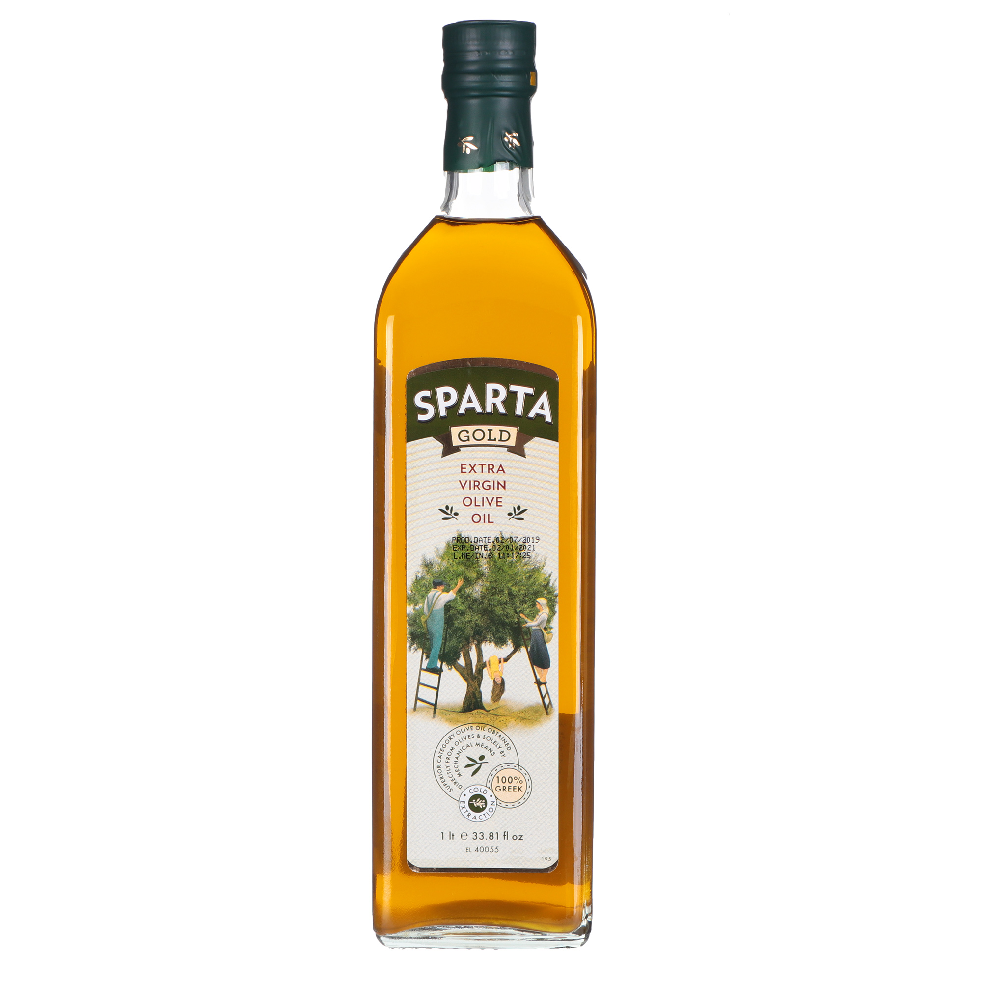 Масло оливковое Sparta Gold Extra Virgin 1 л - фото 1