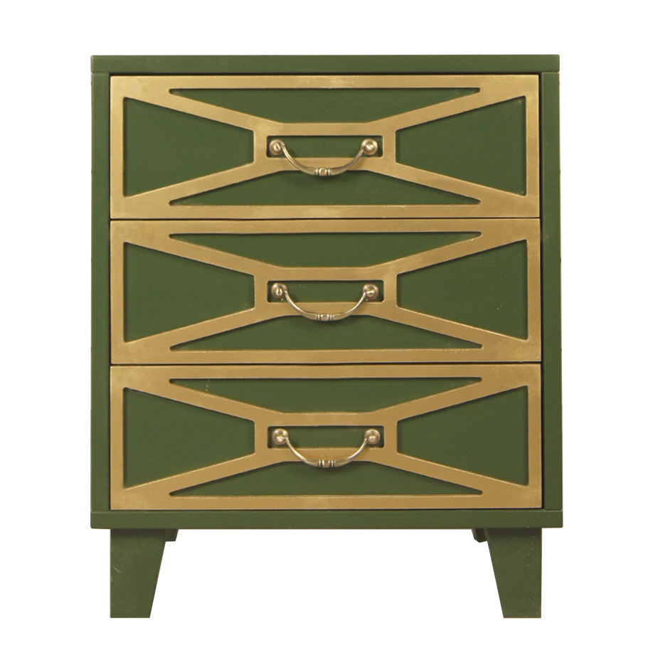 

Тумбочка Этажерка Emerald DSC10523ETG зеленая