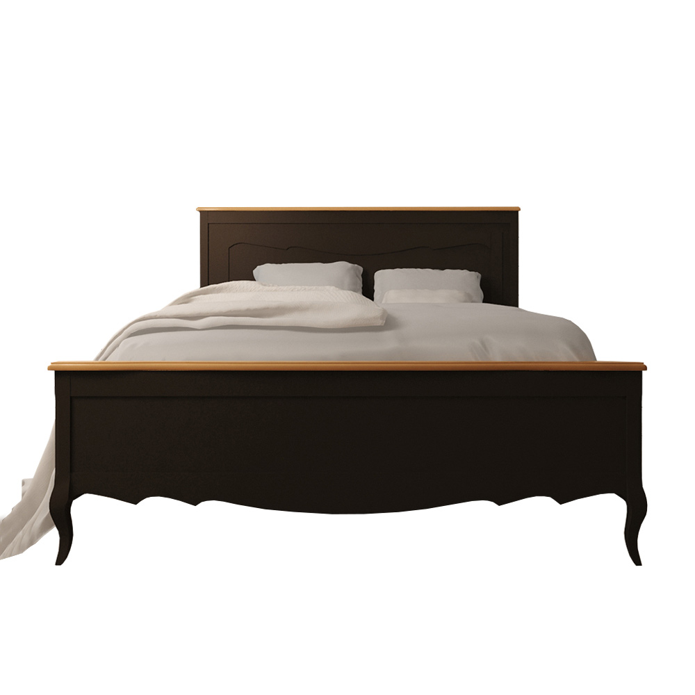 Кровать Этажерка Leontina 160*200 ST9341/16ETG/BLK, цвет черный, размер 160х200 см - фото 1