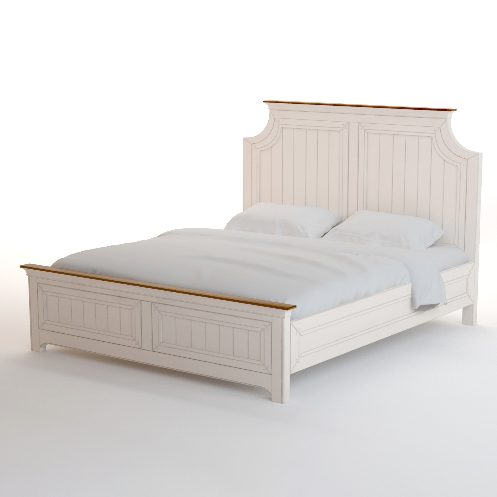 Кровать Этажерка Olivia 180*200 GA3001/18ETG/C, цвет бежевый, размер 180х200 см - фото 1
