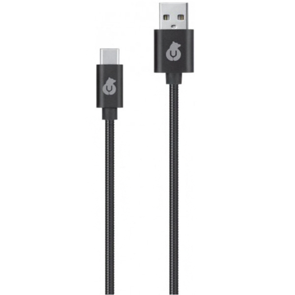 Кабель uBear Force USB-C USB-A DC08BL01-AC 1,2 м черный - фото 1