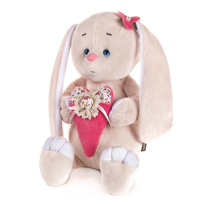 фото Мягкая игрушка maxitoys romantic plush club зайчик 25 см