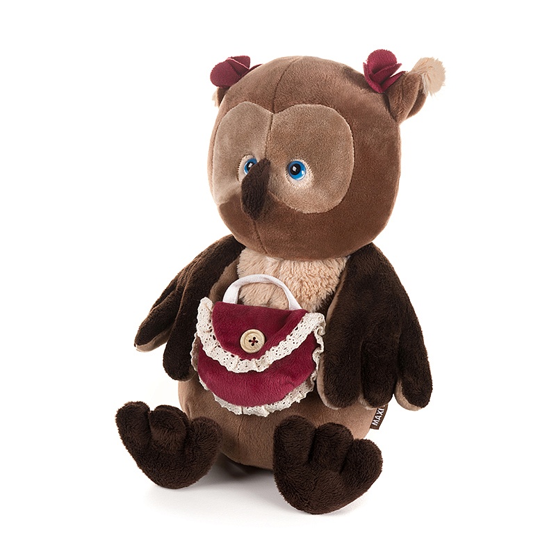 фото Мягкая игрушка maxitoys romantic plush club сова 25 см