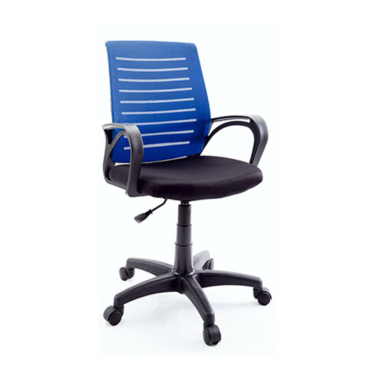 фото Кресло dikline sn14-13 сетка синяя