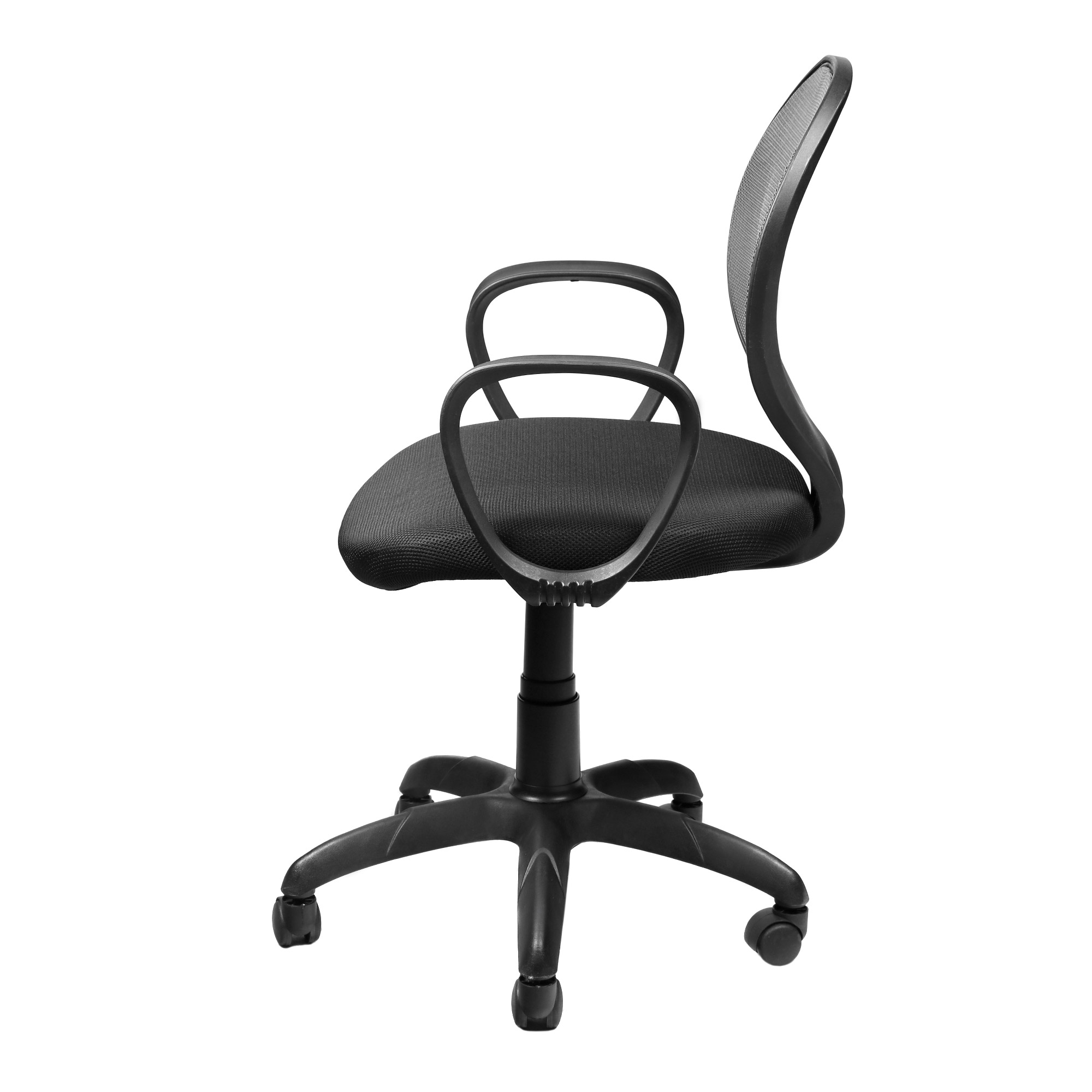 Кресло Dikline KD30-12 сетка серая/черная, цвет черный - фото 2