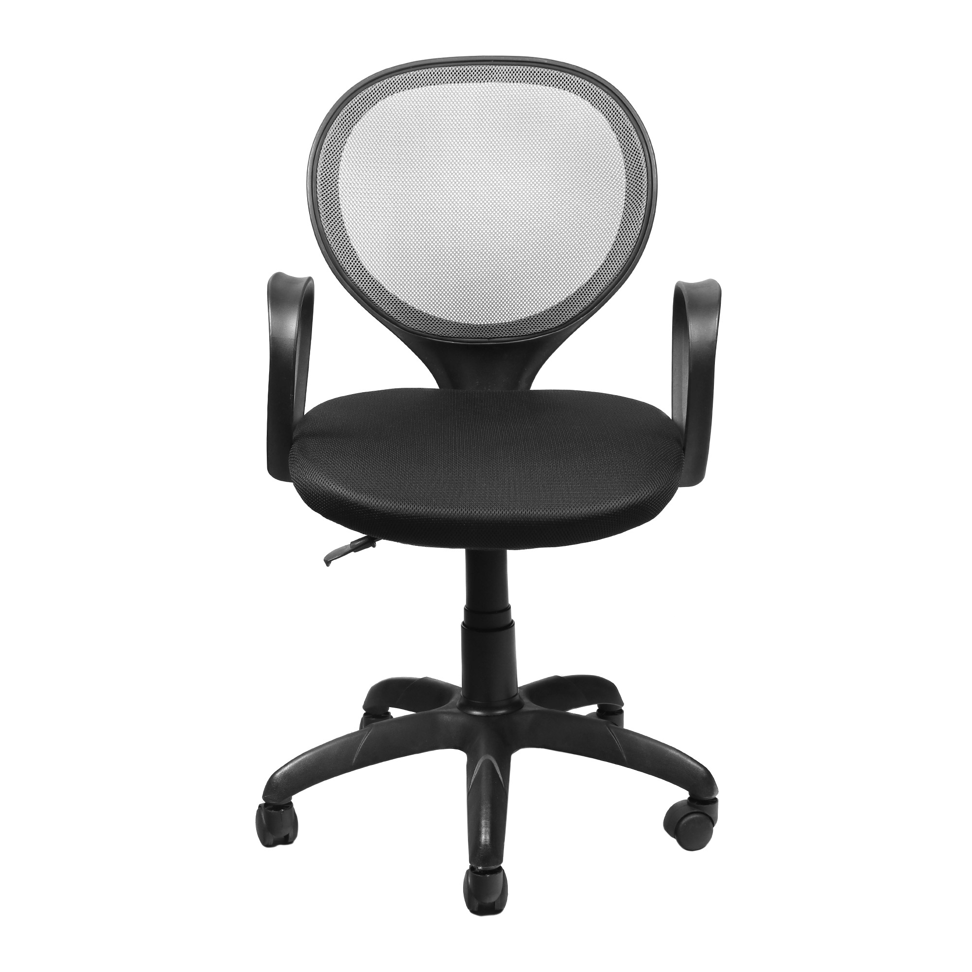 Кресло Dikline KD30-12 сетка серая/черная, цвет черный - фото 3