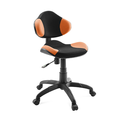 фото Кресло dikline kd32-14 сетка оранжевая/черная