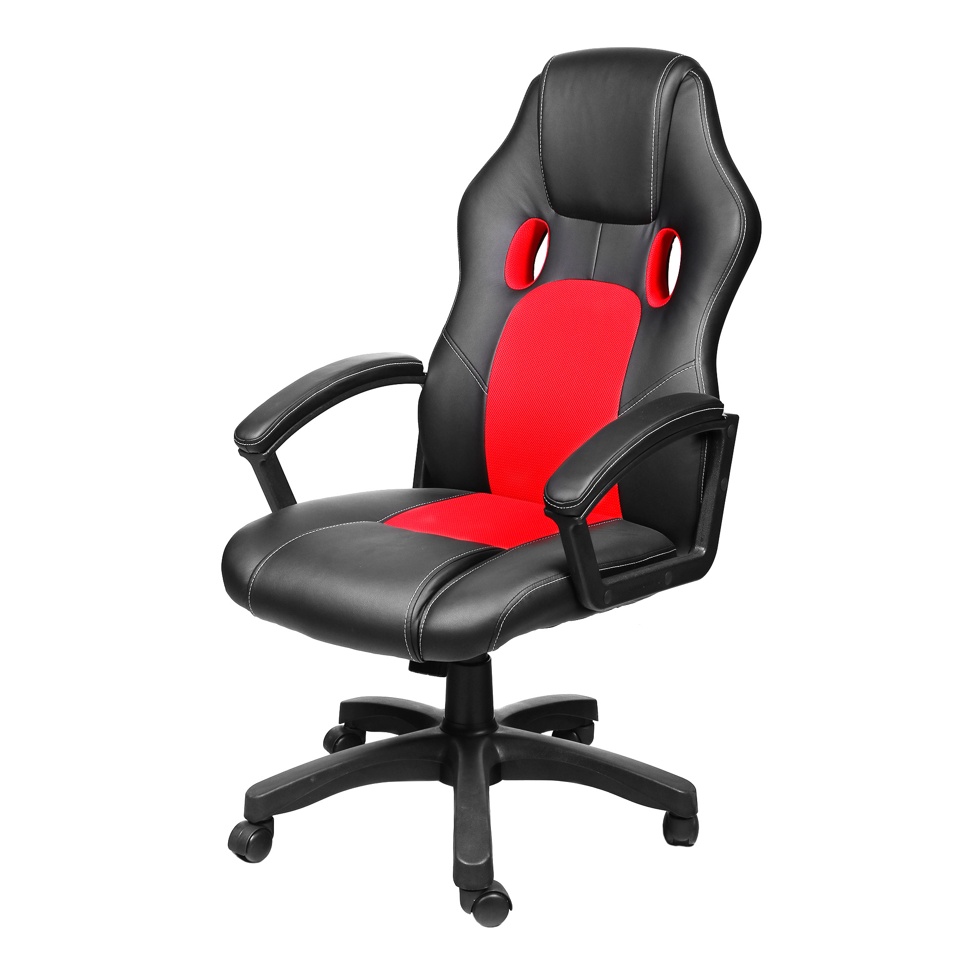 фото Кресло dikline kd34-15 черно-красное