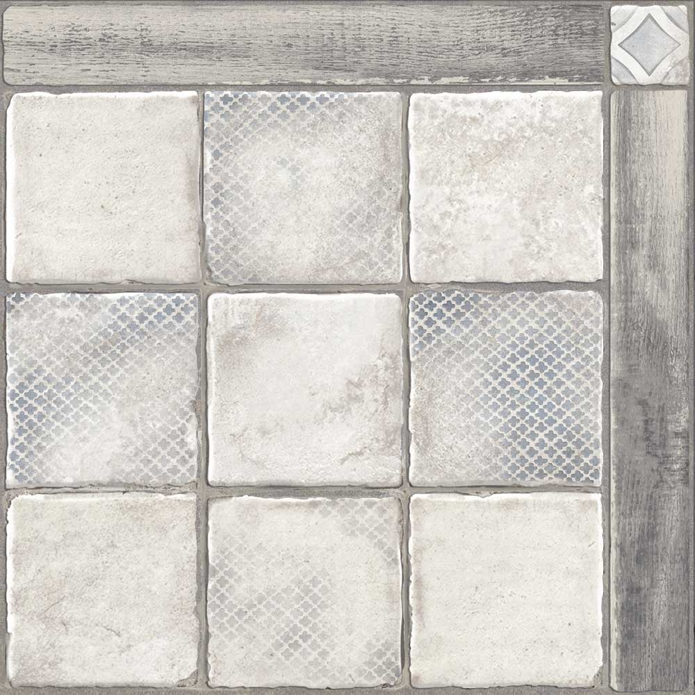 Плитка Alma Ceramica Carteo TFU03CRT007 41,8x41,8 см, цвет серый - фото 1
