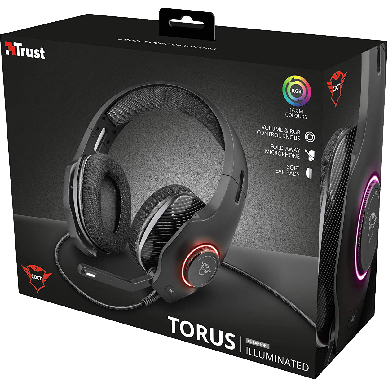 Компьютерная гарнитура Trust GXT 455 Torus RGB Gaming Headset