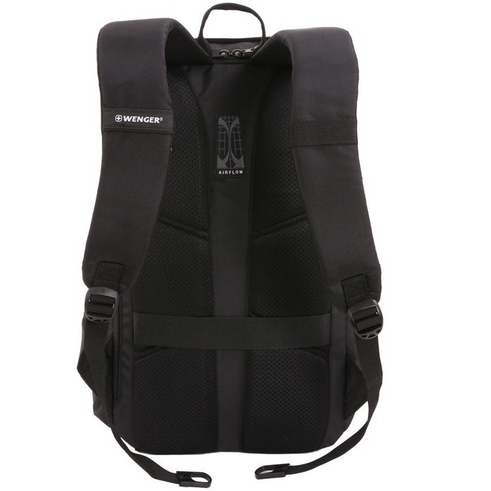 Рюкзак WENGER 15, чёрный, полиэстер 900D/ М2 добби, 29х15х47 см, 20 л - фото 3