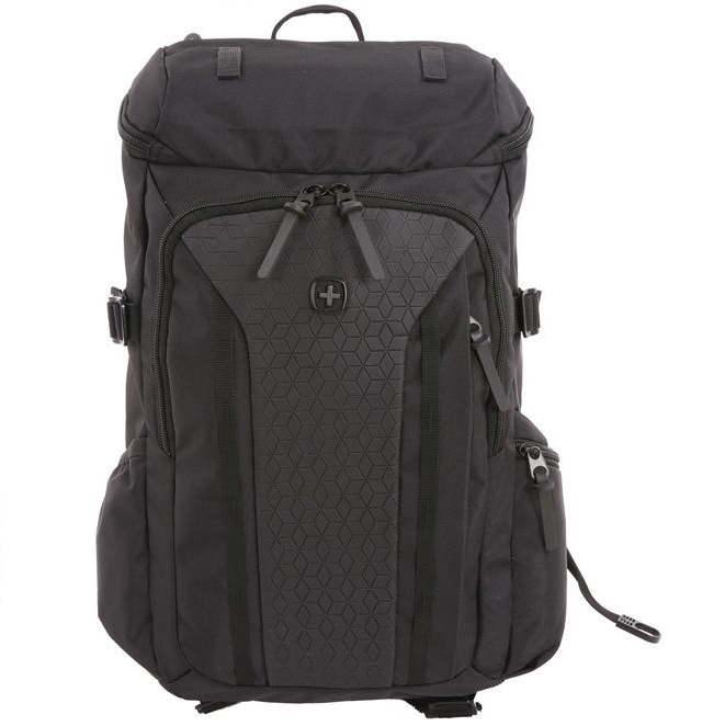 Рюкзак WENGER 15, чёрный, полиэстер 900D/ М2 добби, 29х15х47 см, 20 л - фото 2