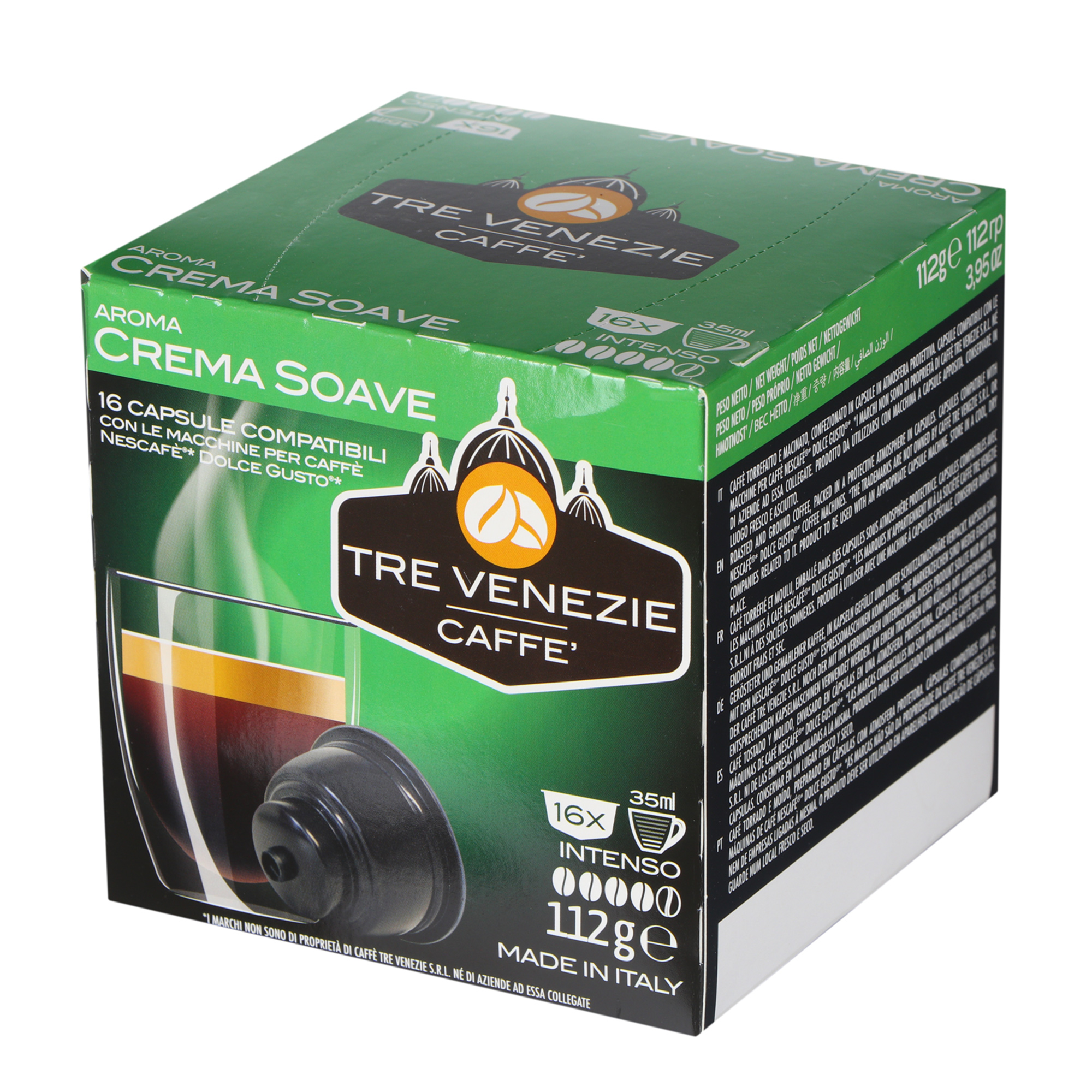 фото Кофе tre venezie caffe crema soave 16 шт