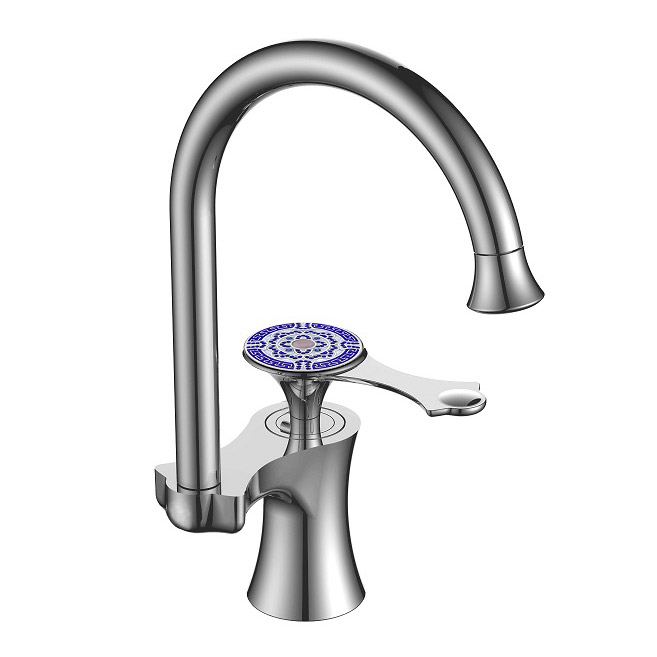 

Смеситель высокий на раковину серия yasmina Artik k800/b01, Хром