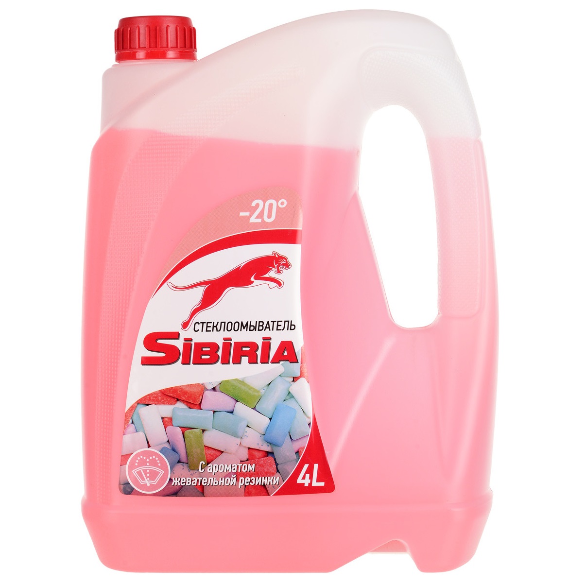 

Жидкость незамерзающая Sibiria Бабл Гам -20°C, 4л, Розовый