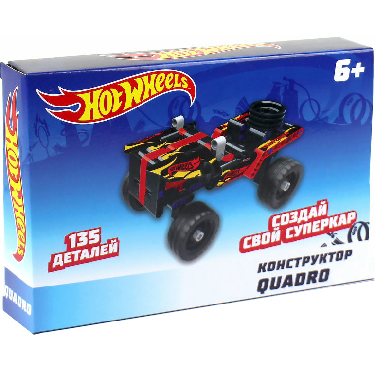 фото Конструктор 1toy hot wheels quadro т15399