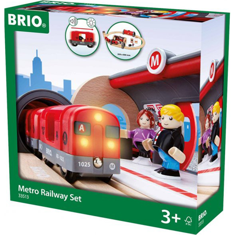 фото Игровой набор brio метро 33513