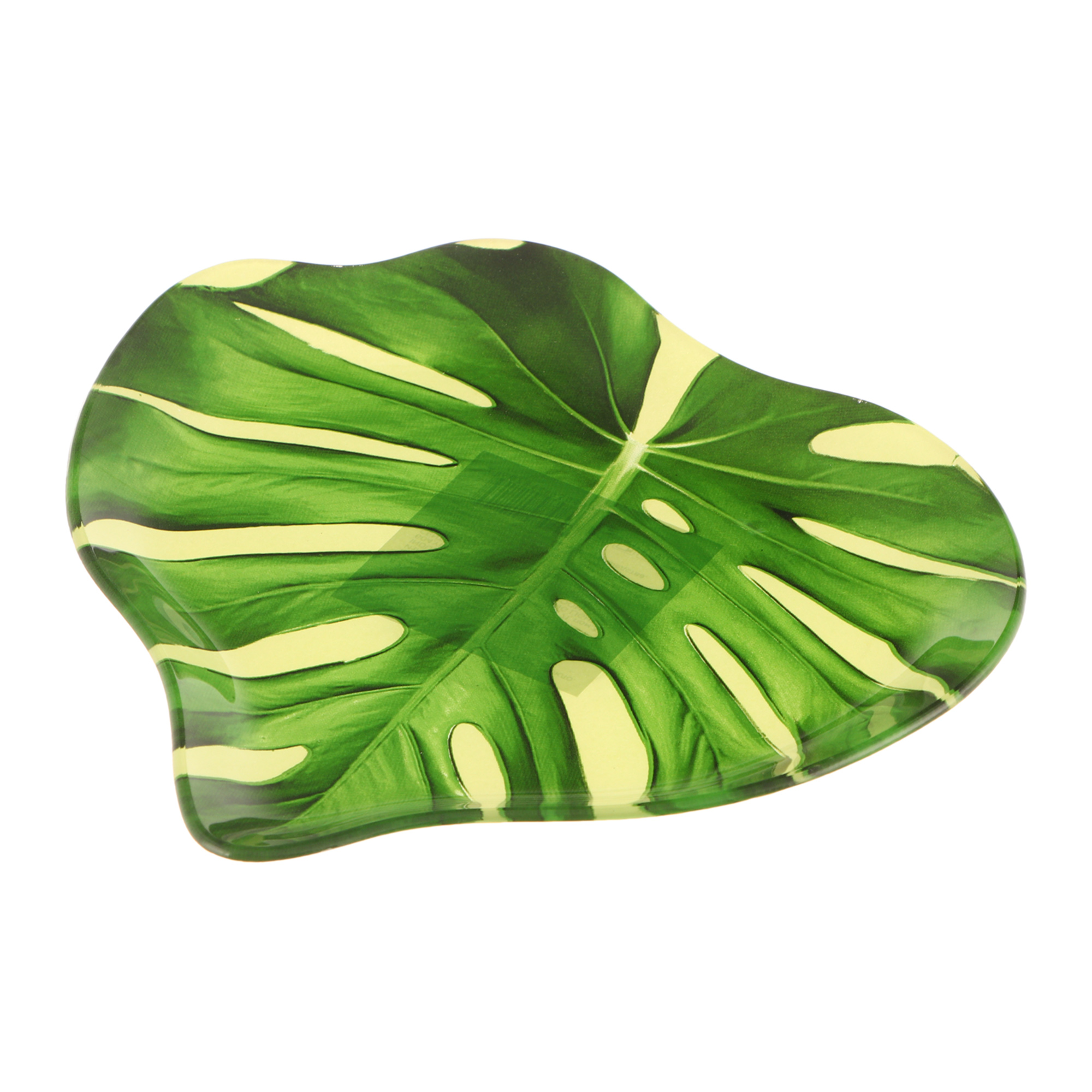 Блюдо Housewares Fat Broad Leaf 23х23,9 см, цвет зеленый - фото 1