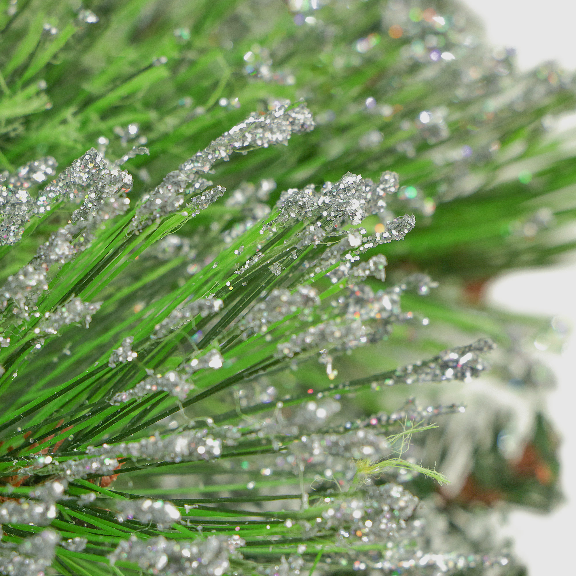 Ель новогодняя National tree bristleslim с шишками 225 см, цвет зеленый - фото 6