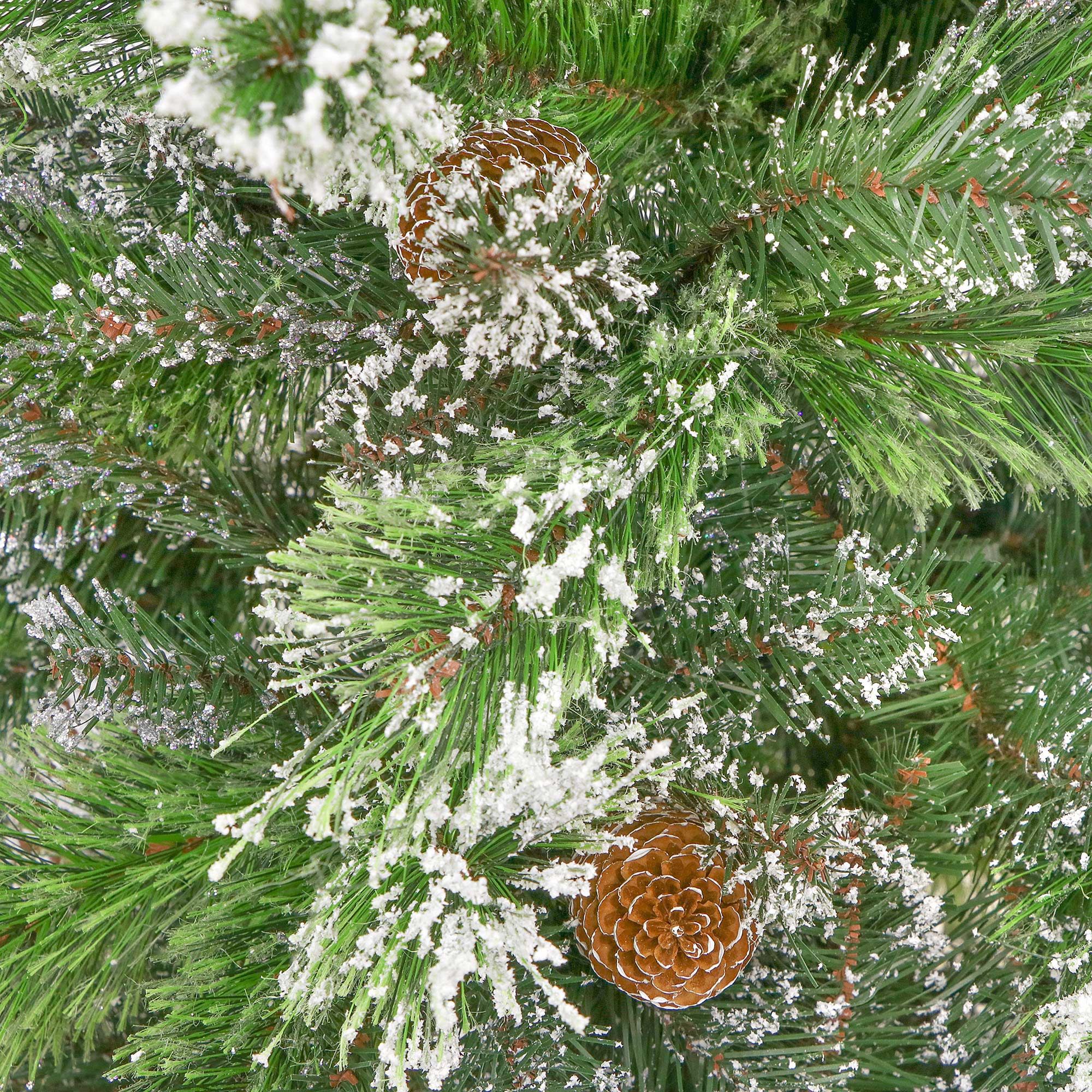 Ель новогодняя National tree bristleslim с шишками 225 см, цвет зеленый - фото 7