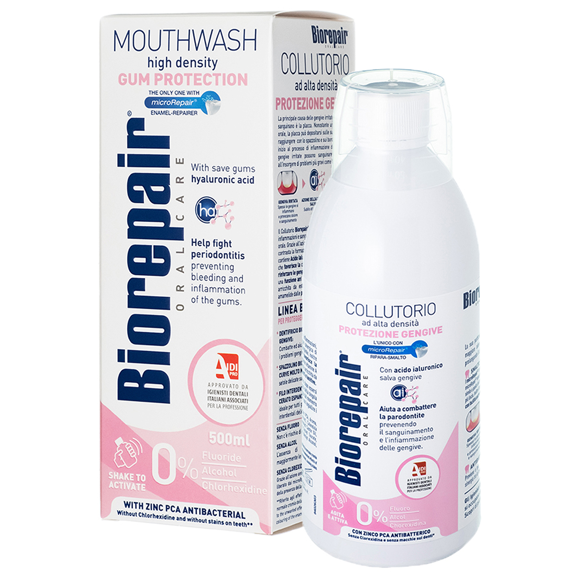 фото Ополаскиватель для полости рта biorepair mouthwash gum protection 500 мл