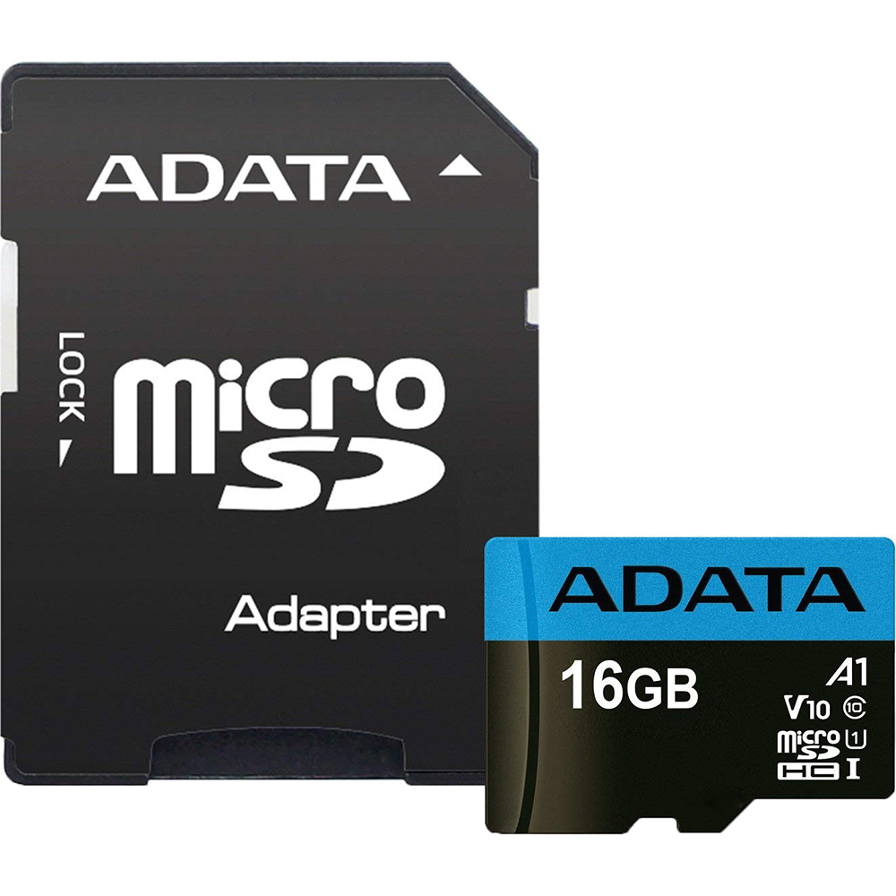 фото Карта памяти adata microsd 16gb class 10 (ausdh16guicl10a1-ra1)