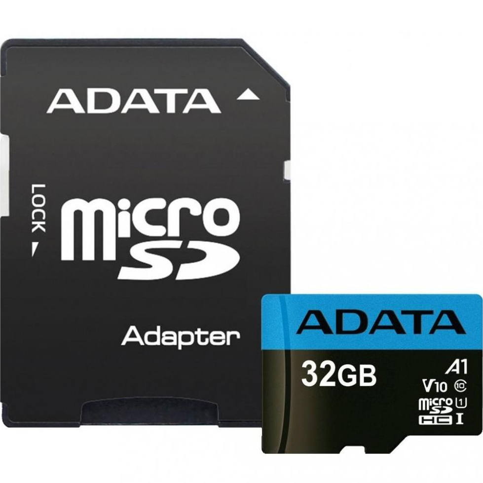 фото Карта памяти adata microsd 32gb class 10 (ausdh32guicl10a1-ra1)