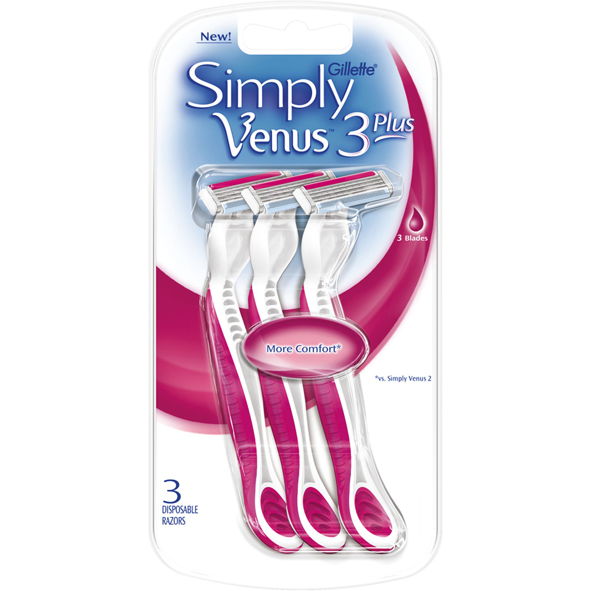 venus gillette simply 3