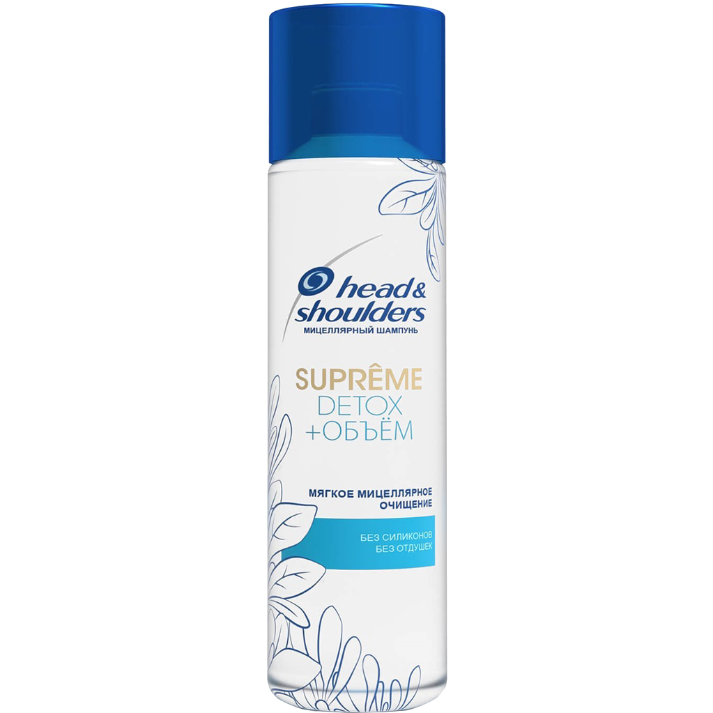 фото Шампунь head & shoulders supreme detox+объем мицеллярный 250 мл