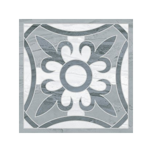 фото Плитка vitra ethereal лаппато ректификат декор серый 45x45 см